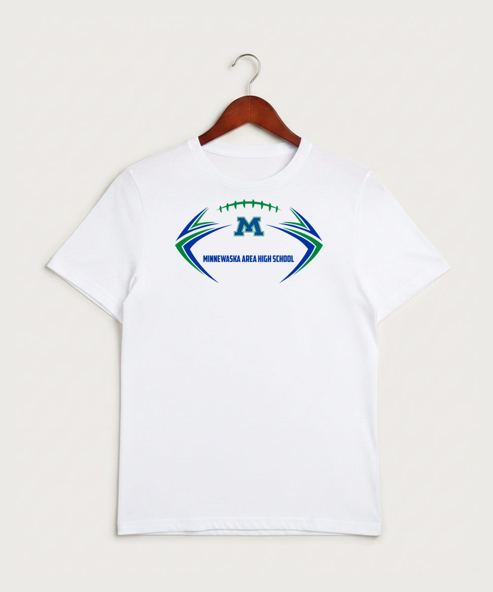 Minnewaska Area High School Football (Boys) - White Sport-Tek PosiCharge Competitor Tee. ST350