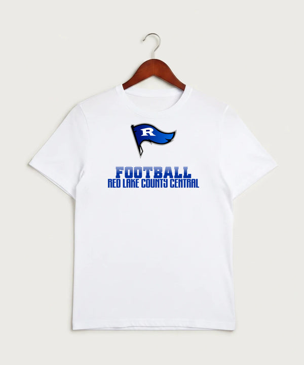 Red Lake County Central Football (Boys) - White Sport-Tek PosiCharge Competitor Tee. ST350