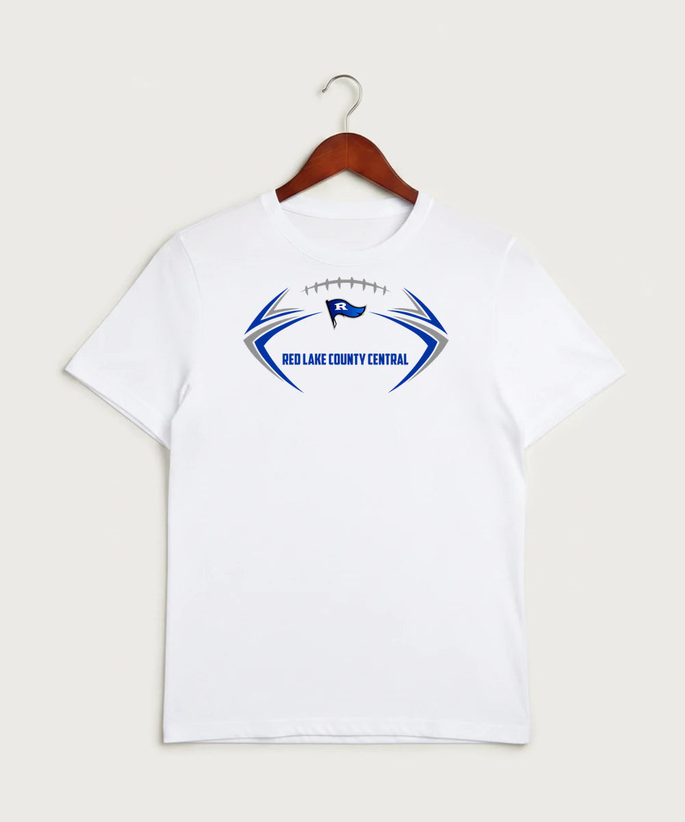 Red Lake County Central Football (Boys) - White Sport-Tek PosiCharge Competitor Tee. ST350