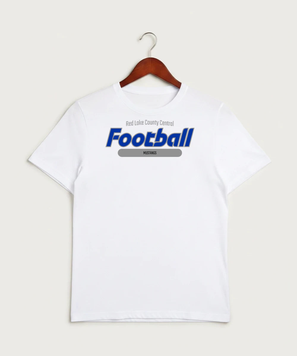 Red Lake County Central Football (Boys) - White Sport-Tek PosiCharge Competitor Tee. ST350
