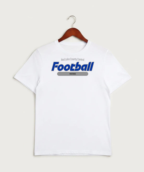 Red Lake County Central Football (Boys) - White Sport-Tek PosiCharge Competitor Tee. ST350