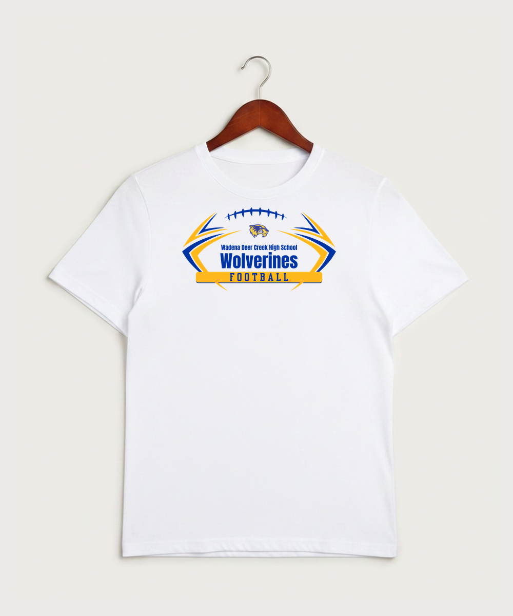 Wadena Deer Creek High School Football (Boys) - White Sport-Tek PosiCharge Competitor Tee. ST350