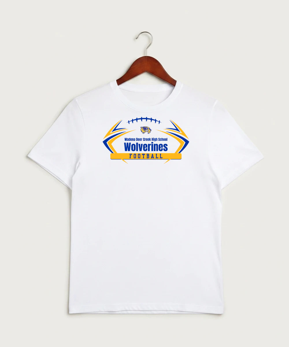 Wadena Deer Creek High School Football (Boys) - White Sport-Tek PosiCharge Competitor Tee. ST350