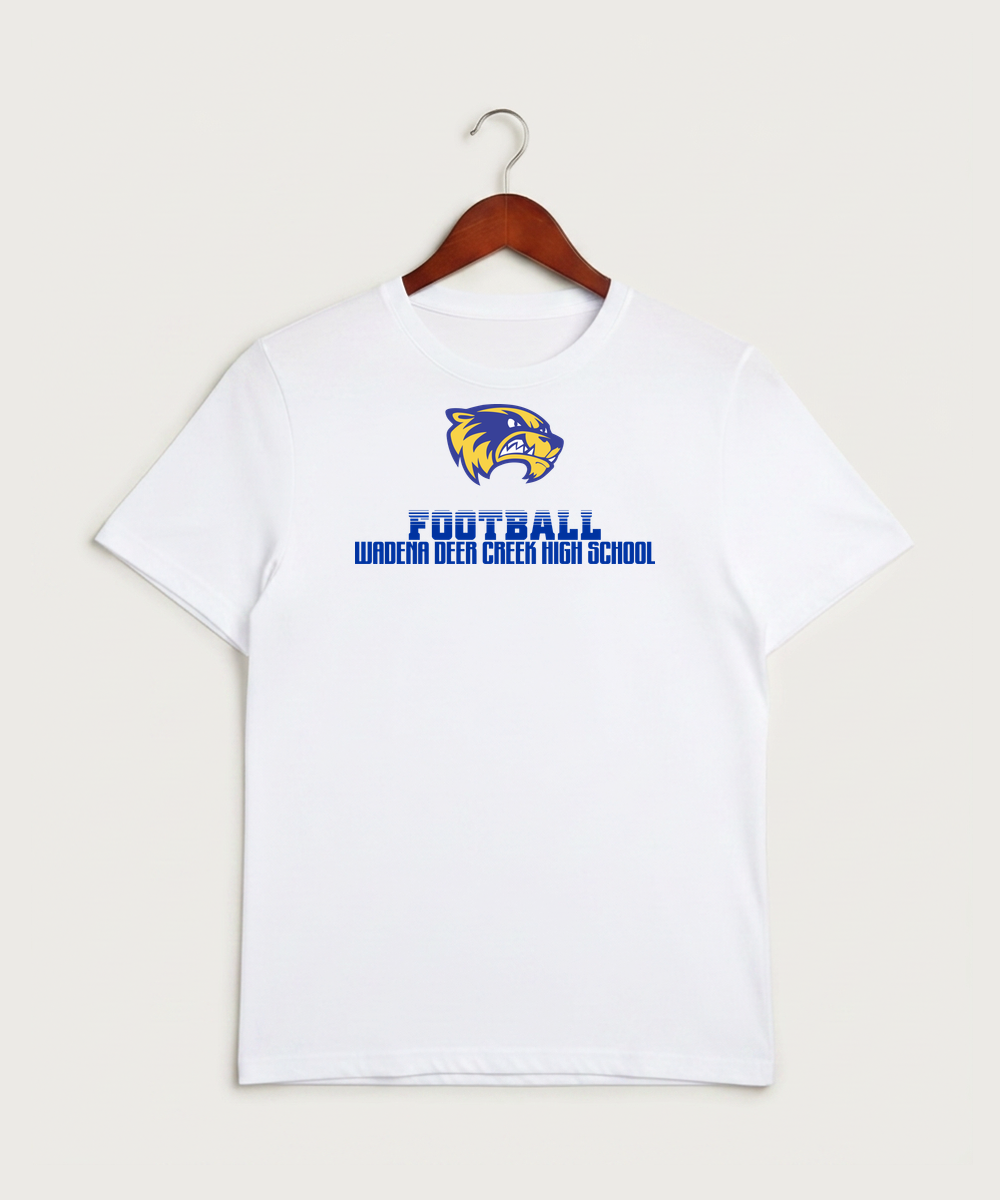 Wadena Deer Creek High School Football (Boys) - White Sport-Tek PosiCharge Competitor Tee. ST350