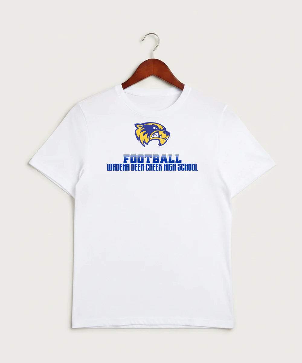 Wadena Deer Creek High School Football (Boys) - White Sport-Tek PosiCharge Competitor Tee. ST350