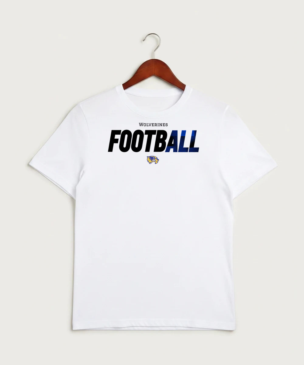 Wadena Deer Creek High School Football (Boys) - White Sport-Tek PosiCharge Competitor Tee. ST350