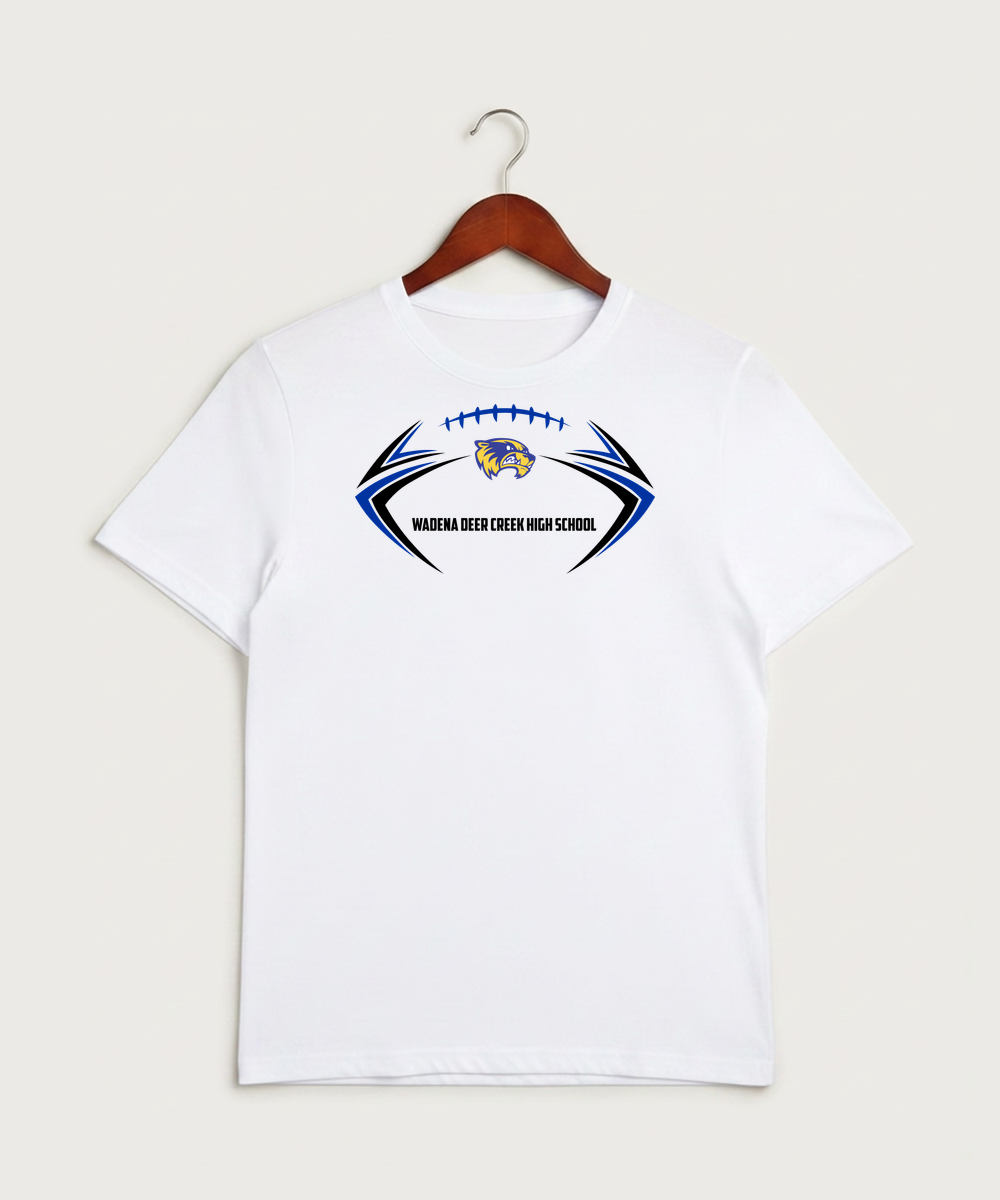 Wadena Deer Creek High School Football (Boys) - White Sport-Tek PosiCharge Competitor Tee. ST350