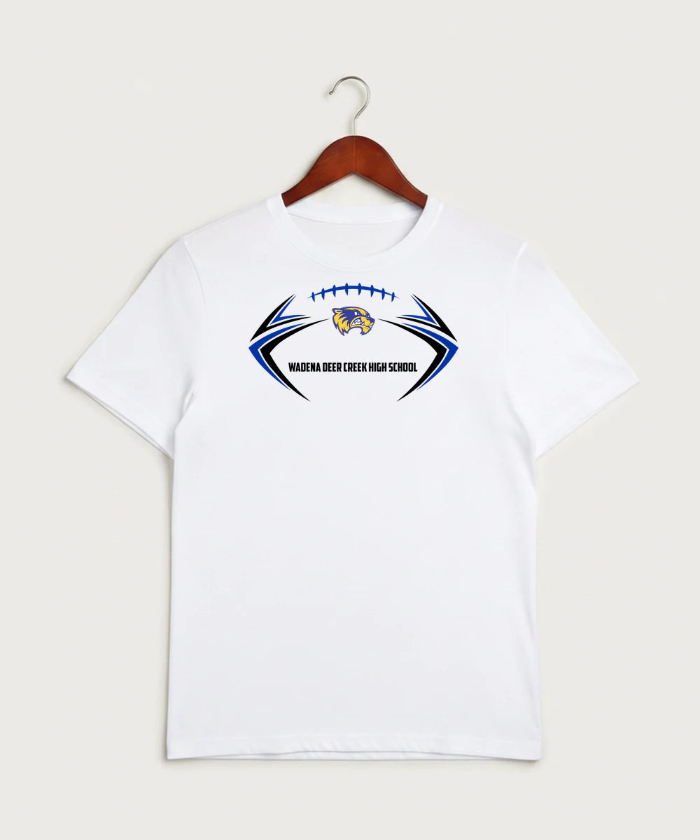 Wadena Deer Creek High School Football (Boys) - White Sport-Tek PosiCharge Competitor Tee. ST350