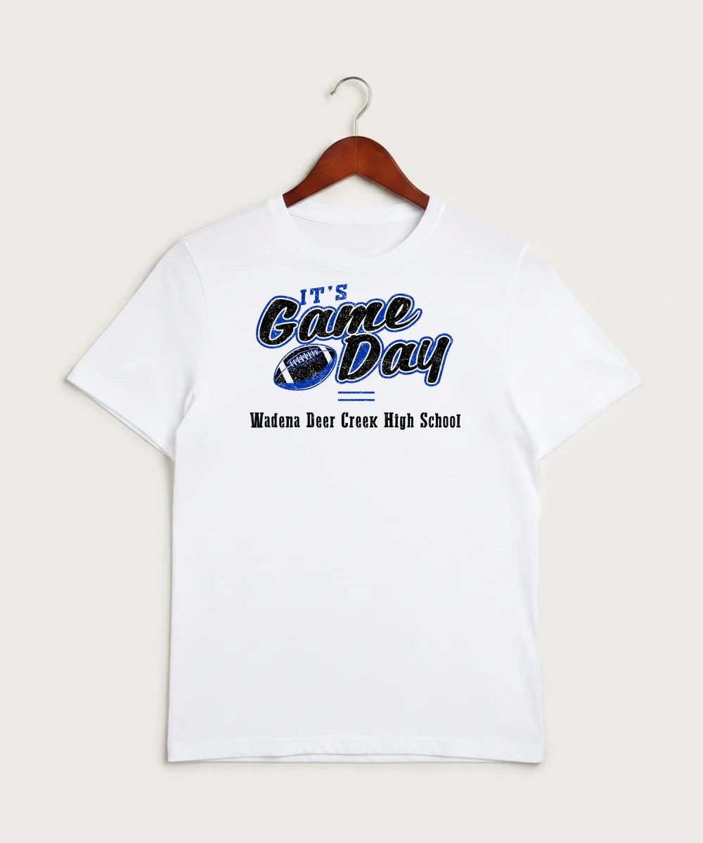 Wadena Deer Creek High School Football (Boys) - White Sport-Tek PosiCharge Competitor Tee. ST350