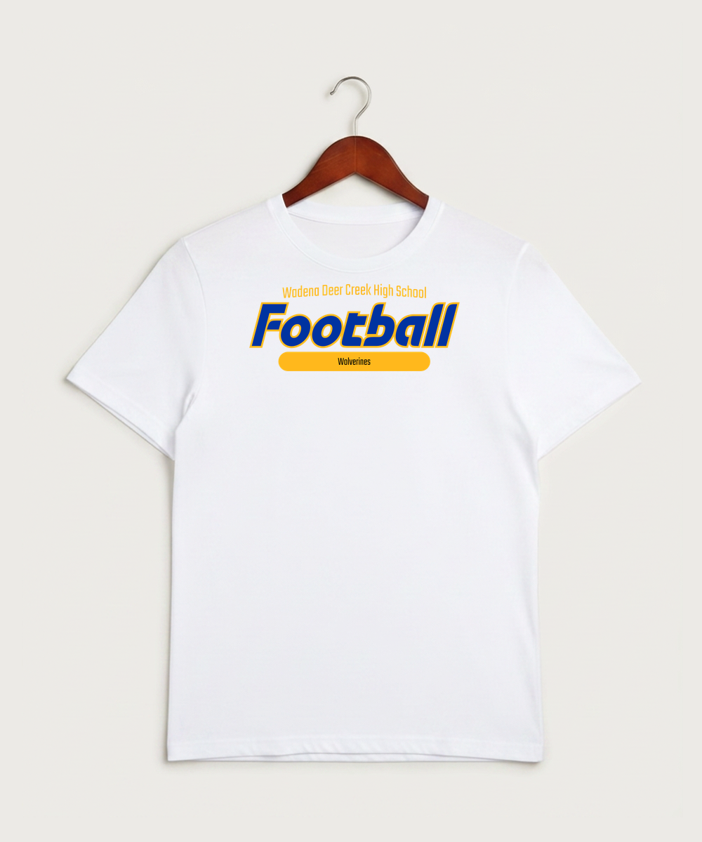 Wadena Deer Creek High School Football (Boys) - White Sport-Tek PosiCharge Competitor Tee. ST350