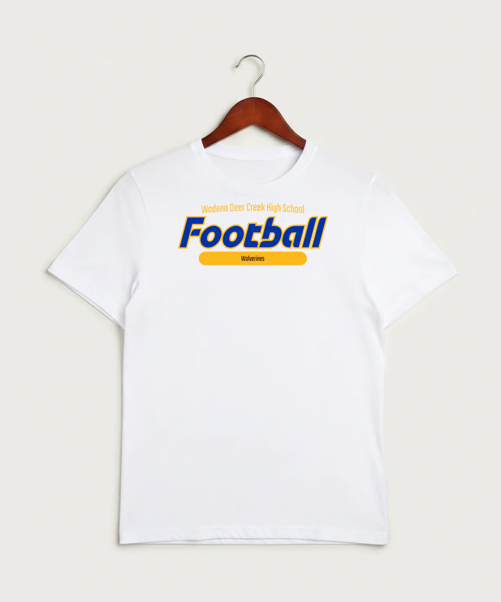 Wadena Deer Creek High School Football (Boys) - White Sport-Tek PosiCharge Competitor Tee. ST350