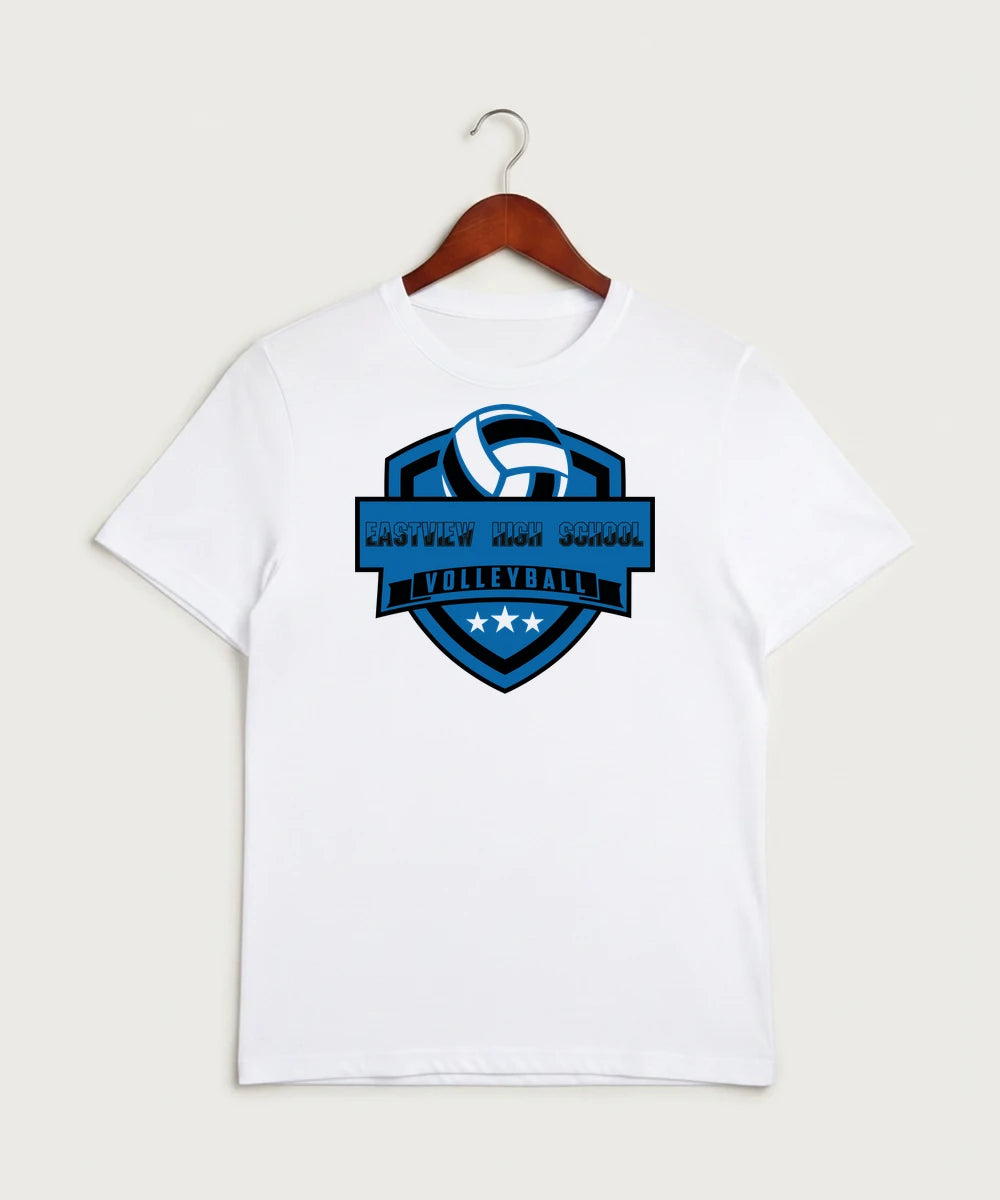 Eastview High School Volleyball (Girls) - White Sport-Tek PosiCharge Competitor Tee. ST350