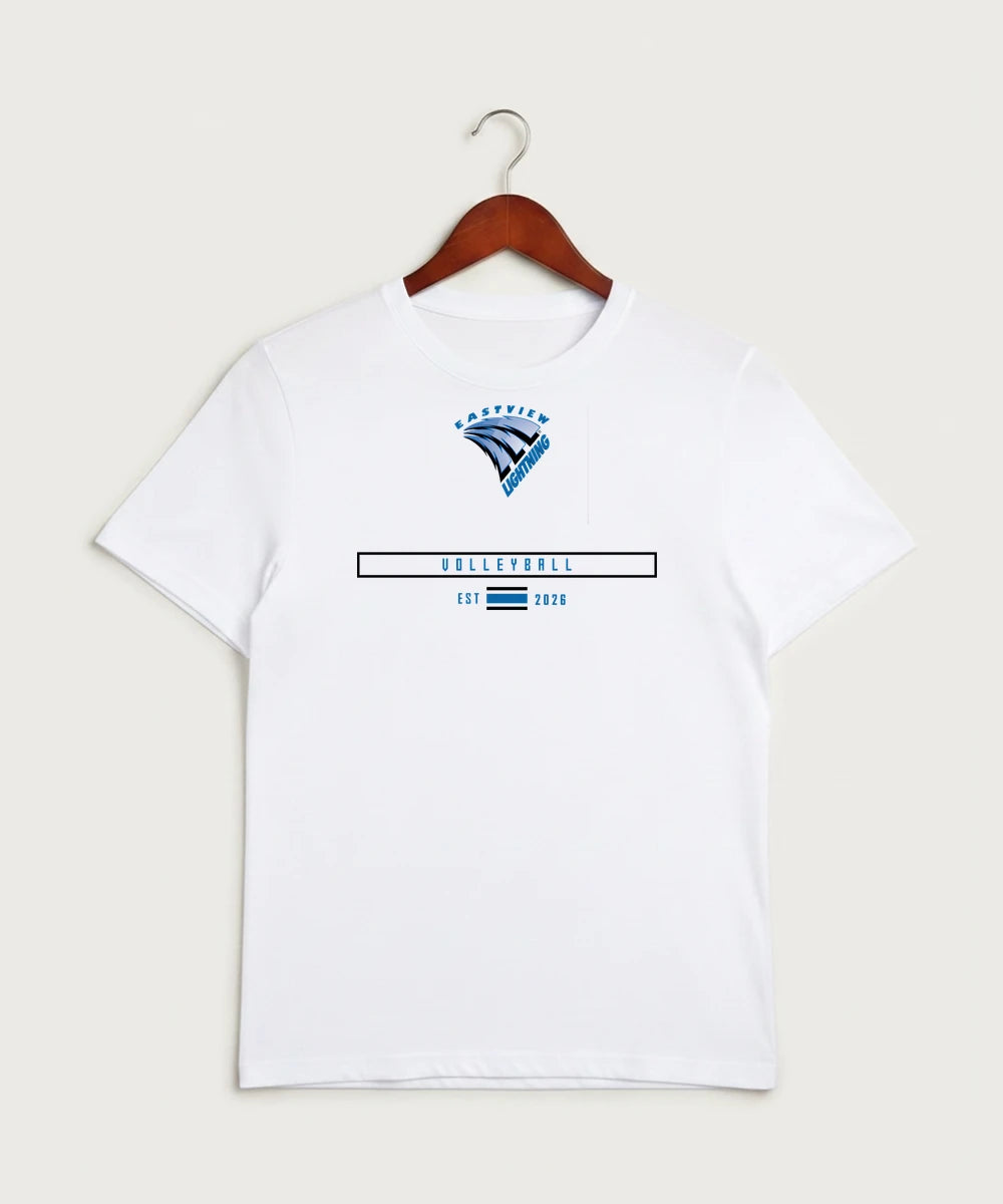 Eastview High School Volleyball (Girls) - White Sport-Tek PosiCharge Competitor Tee. ST350