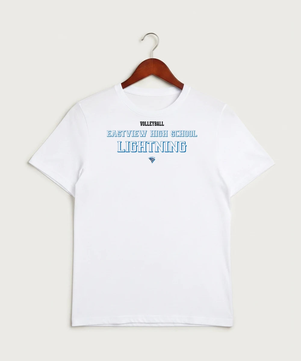 Eastview High School Volleyball (Girls) - White Sport-Tek PosiCharge Competitor Tee. ST350