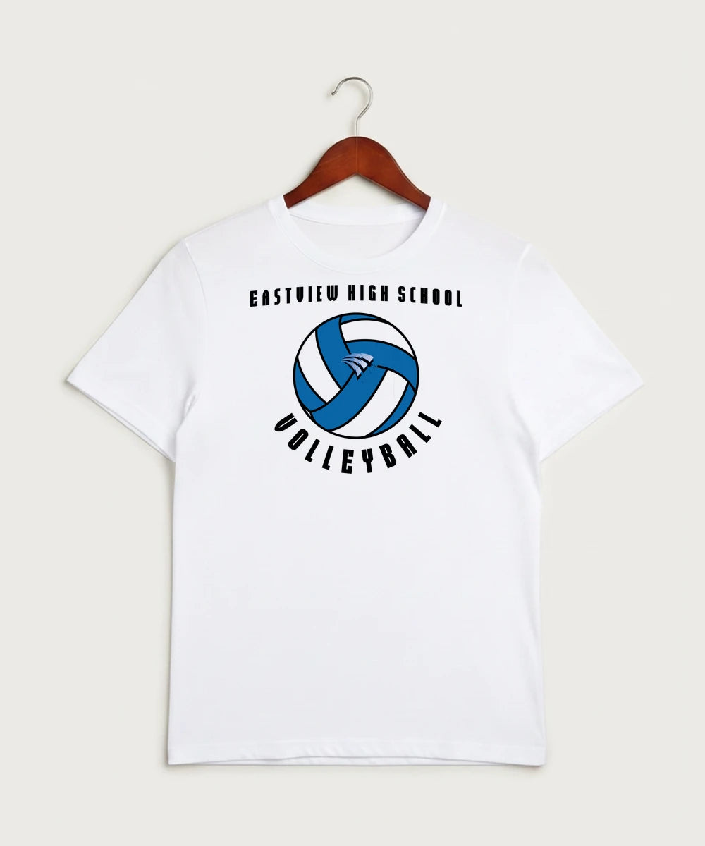 Eastview High School Volleyball (Girls) - White Sport-Tek PosiCharge Competitor Tee. ST350
