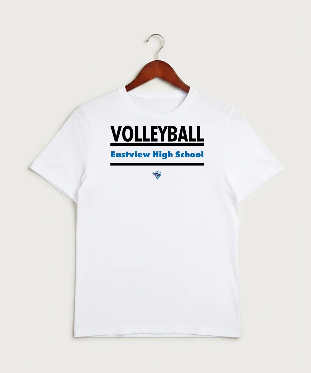 Eastview High School Volleyball (Girls) - White Sport-Tek PosiCharge Competitor Tee. ST350