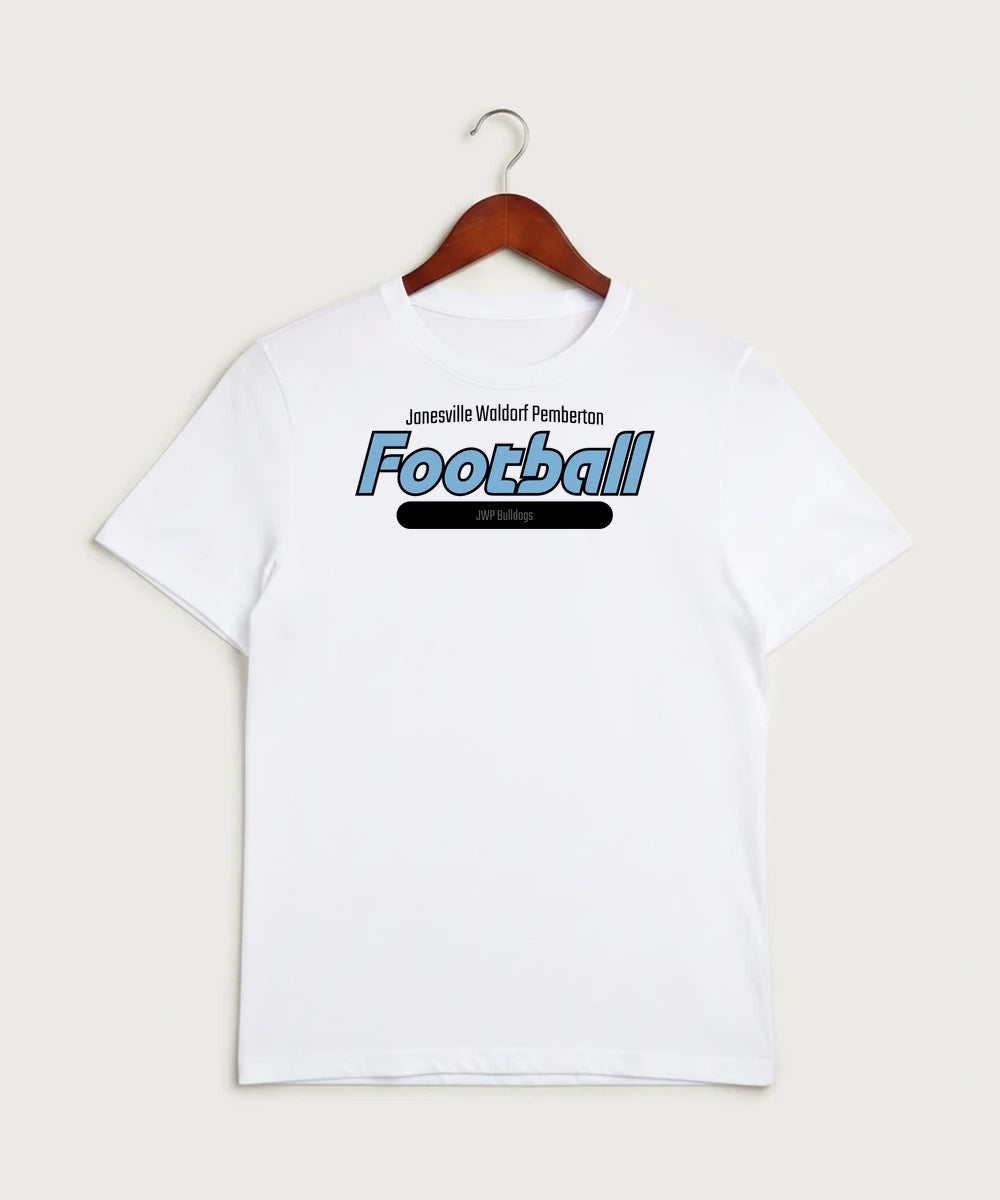 Janesville Waldorf Pemberton Football (Boys) - White Sport-Tek PosiCharge Competitor Tee. ST350