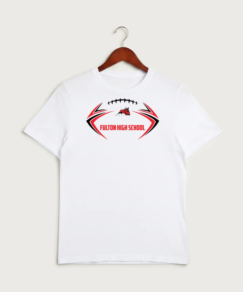 Fulton High School Football (Boys) - White Sport-Tek PosiCharge Competitor Tee. ST350