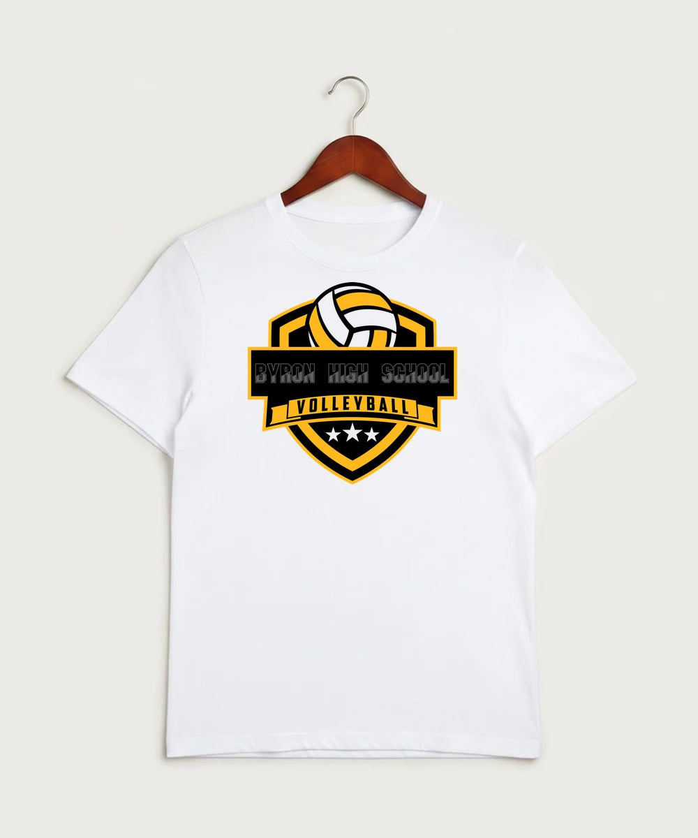 Byron High School Volleyball (Girls) - White Sport-Tek PosiCharge Competitor Tee. ST350