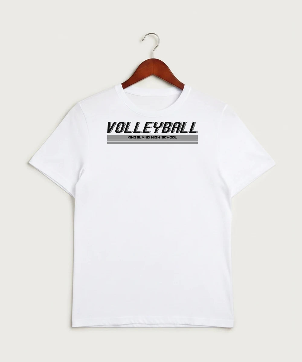 Kingsland High School Volleyball (Girls) - White Sport-Tek PosiCharge Competitor Tee. ST350