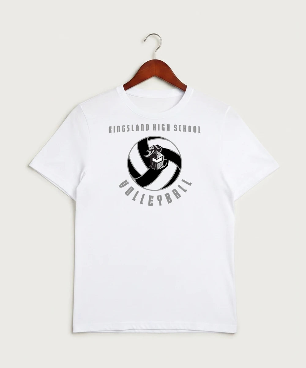 Kingsland High School Volleyball (Girls) - White Sport-Tek PosiCharge Competitor Tee. ST350