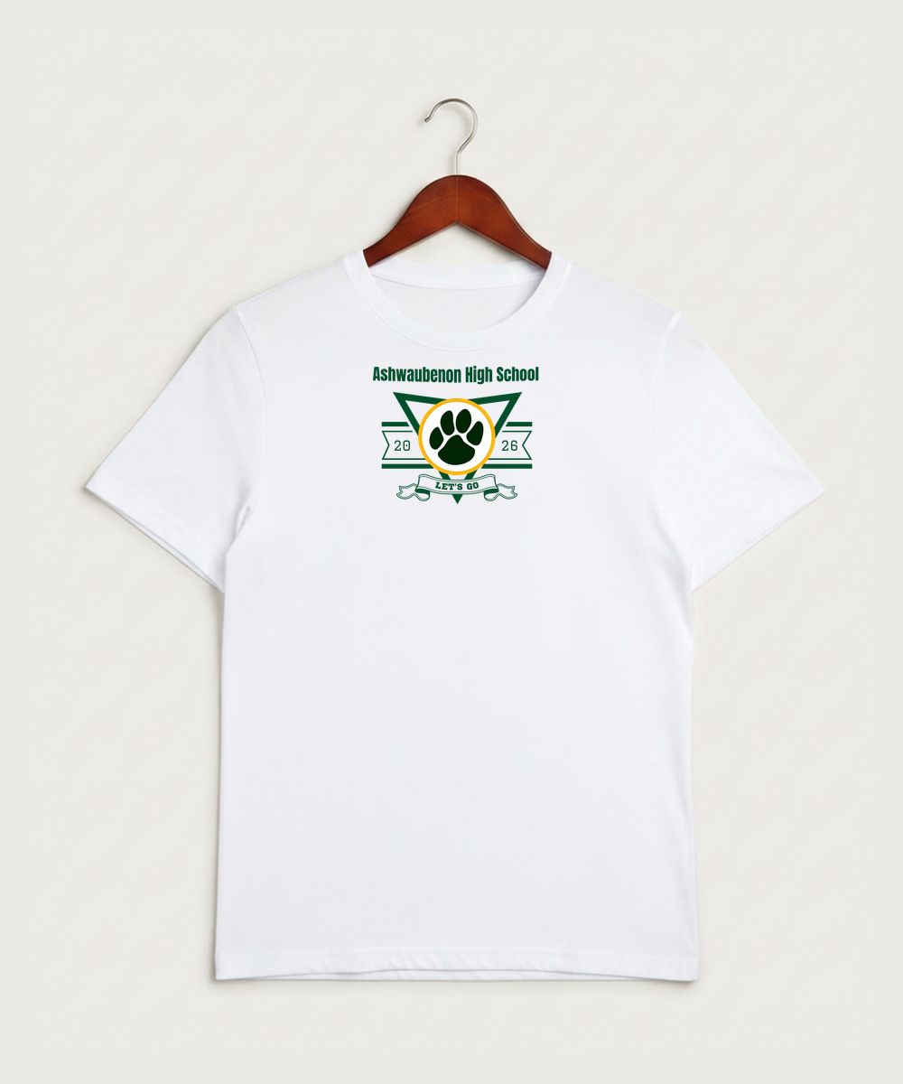 Ashwaubenon High School General (Sandbox) - White Sport-Tek PosiCharge Competitor Tee. ST350
