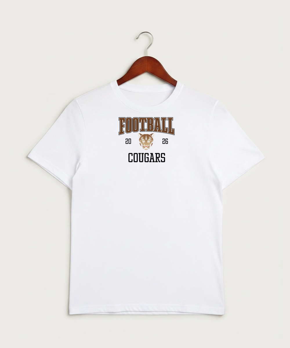 Ada Borup High School Football (Boys) - White Sport-Tek PosiCharge Competitor Tee. ST350