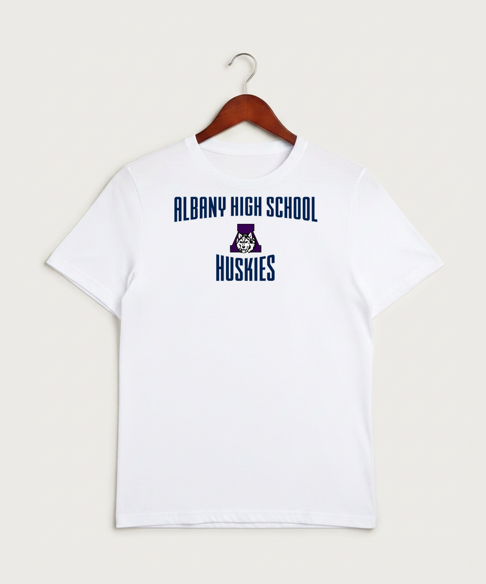 Albany High School Athletics - White Sport-Tek PosiCharge Competitor Tee. ST350