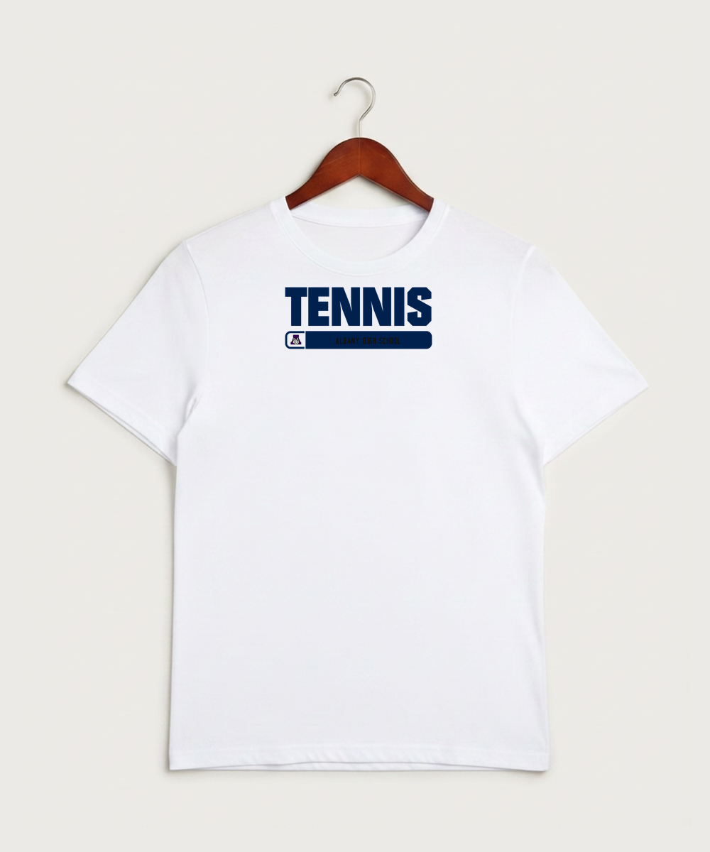 Albany High School Tennis (Boys) - White Sport-Tek PosiCharge Competitor Tee. ST350
