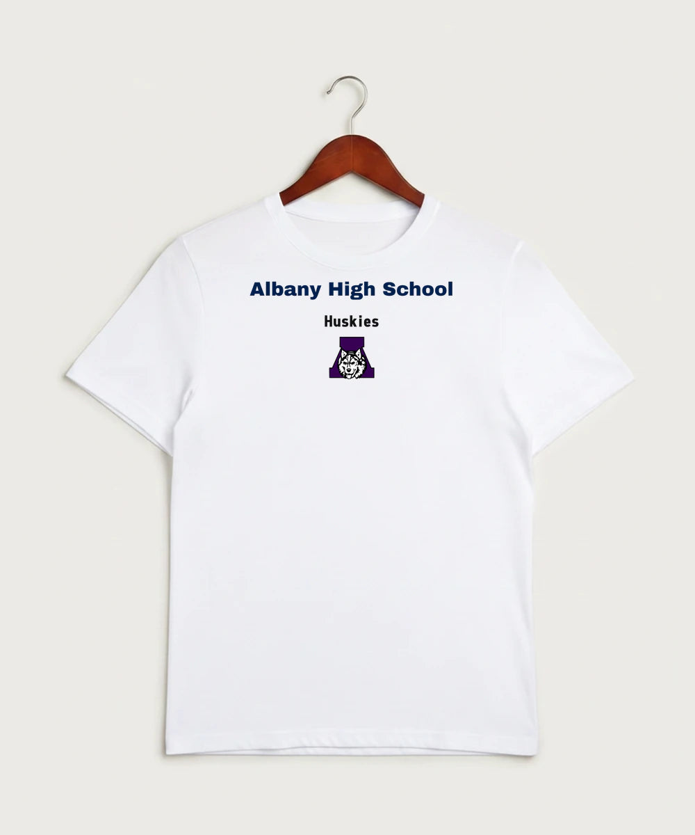 Albany High School Athletics - White Sport-Tek PosiCharge Competitor Tee. ST350