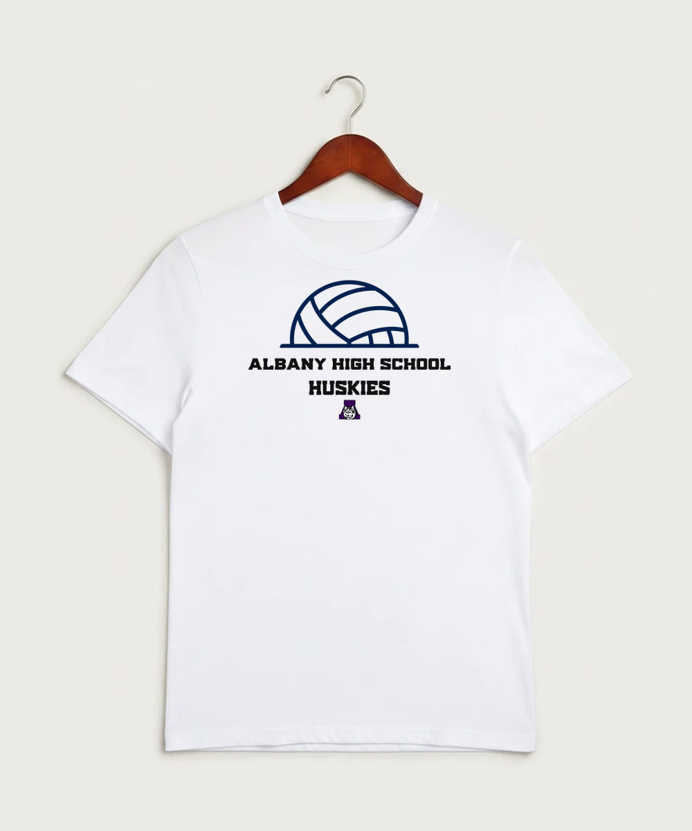 Albany High School Volleyball (Girls) - White Sport-Tek PosiCharge Competitor Tee. ST350