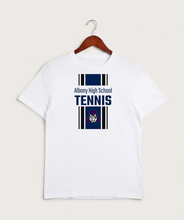 Albany High School Tennis (Boys) - White Sport-Tek PosiCharge Competitor Tee. ST350
