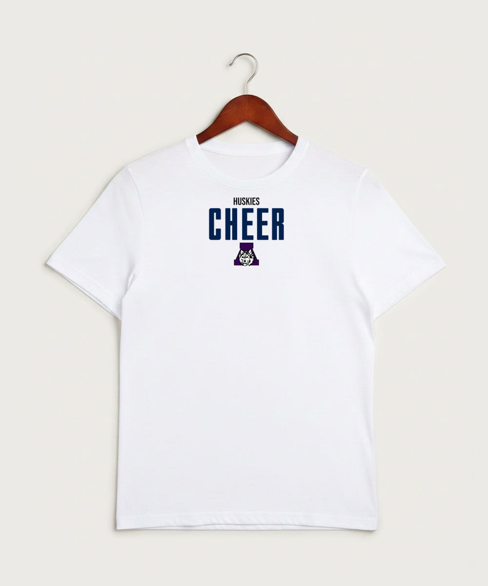 Albany High School Cheerleading - White Sport-Tek PosiCharge Competitor Tee. ST350