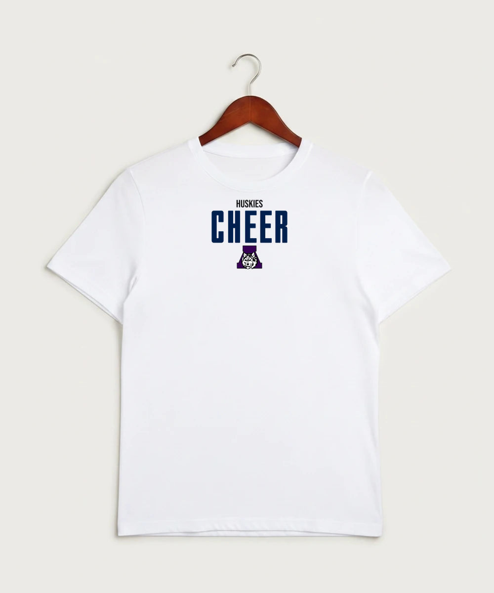Albany High School Cheerleading - White Sport-Tek PosiCharge Competitor Tee. ST350
