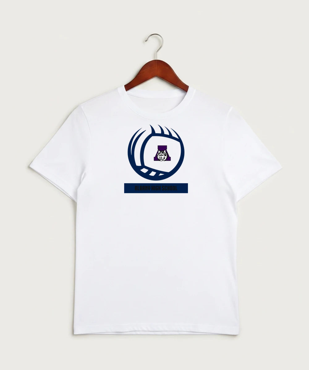Albany High School Volleyball (Girls) - White Sport-Tek PosiCharge Competitor Tee. ST350