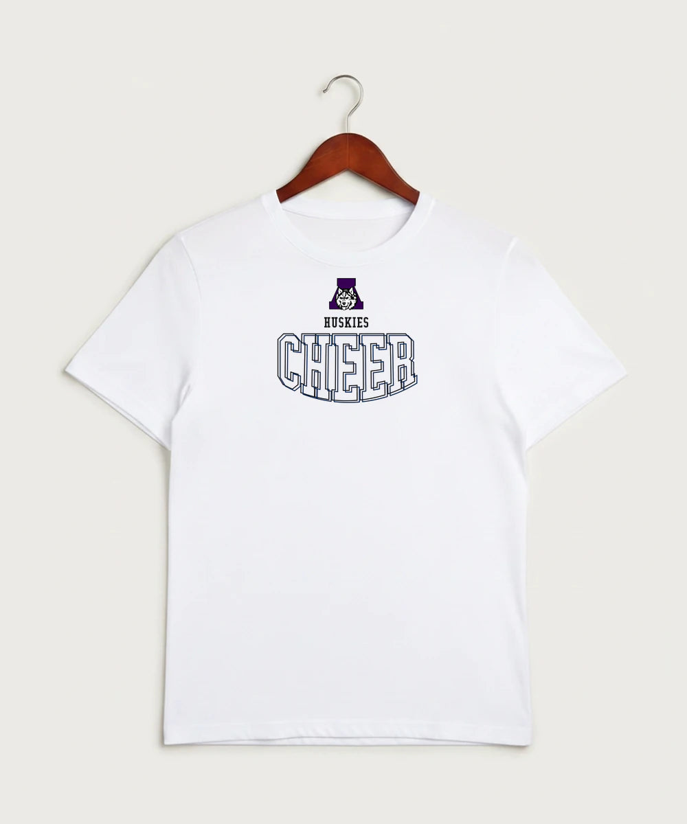Albany High School Cheerleading - White Sport-Tek PosiCharge Competitor Tee. ST350