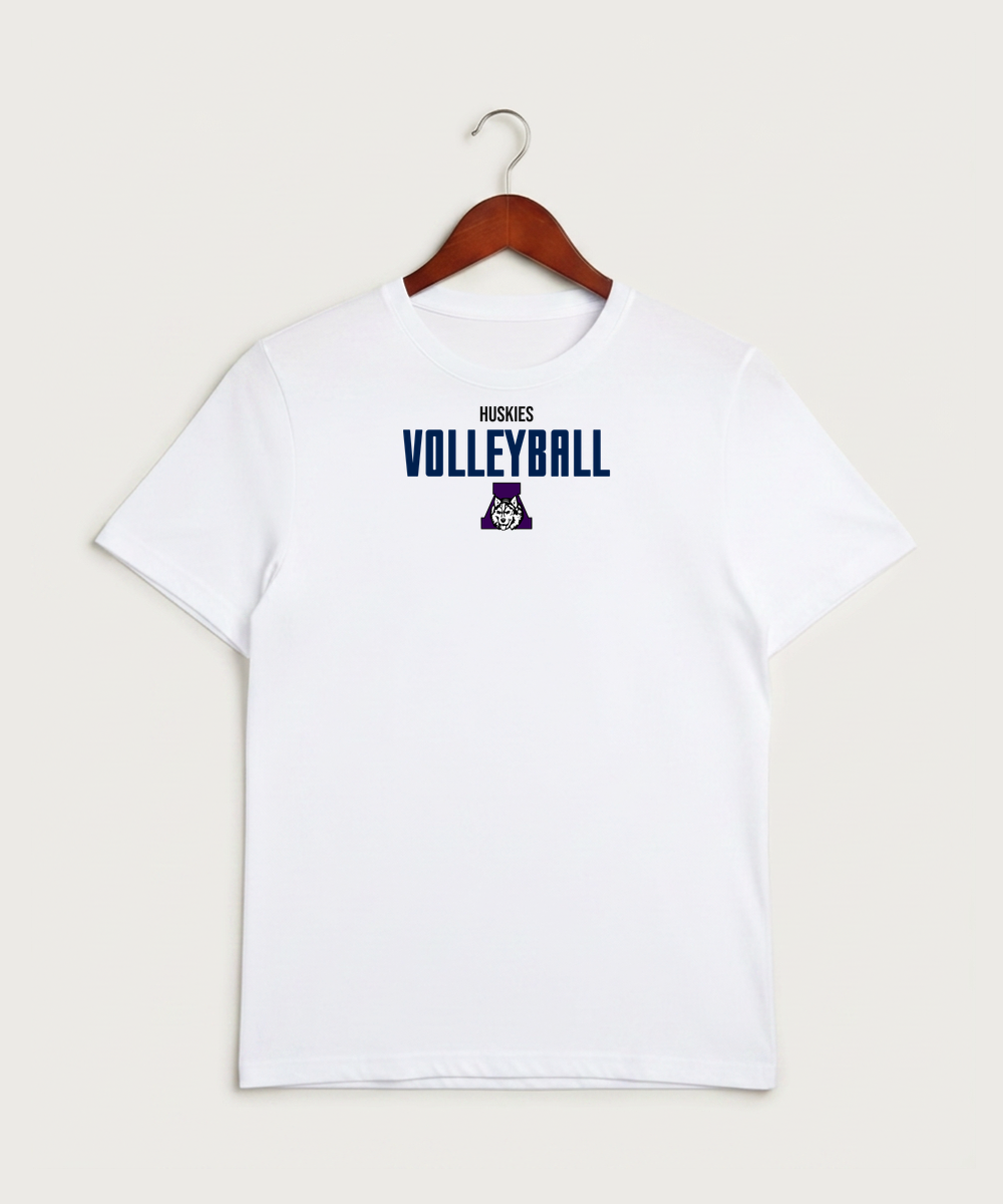 Albany High School Volleyball (Girls) - White Sport-Tek PosiCharge Competitor Tee. ST350