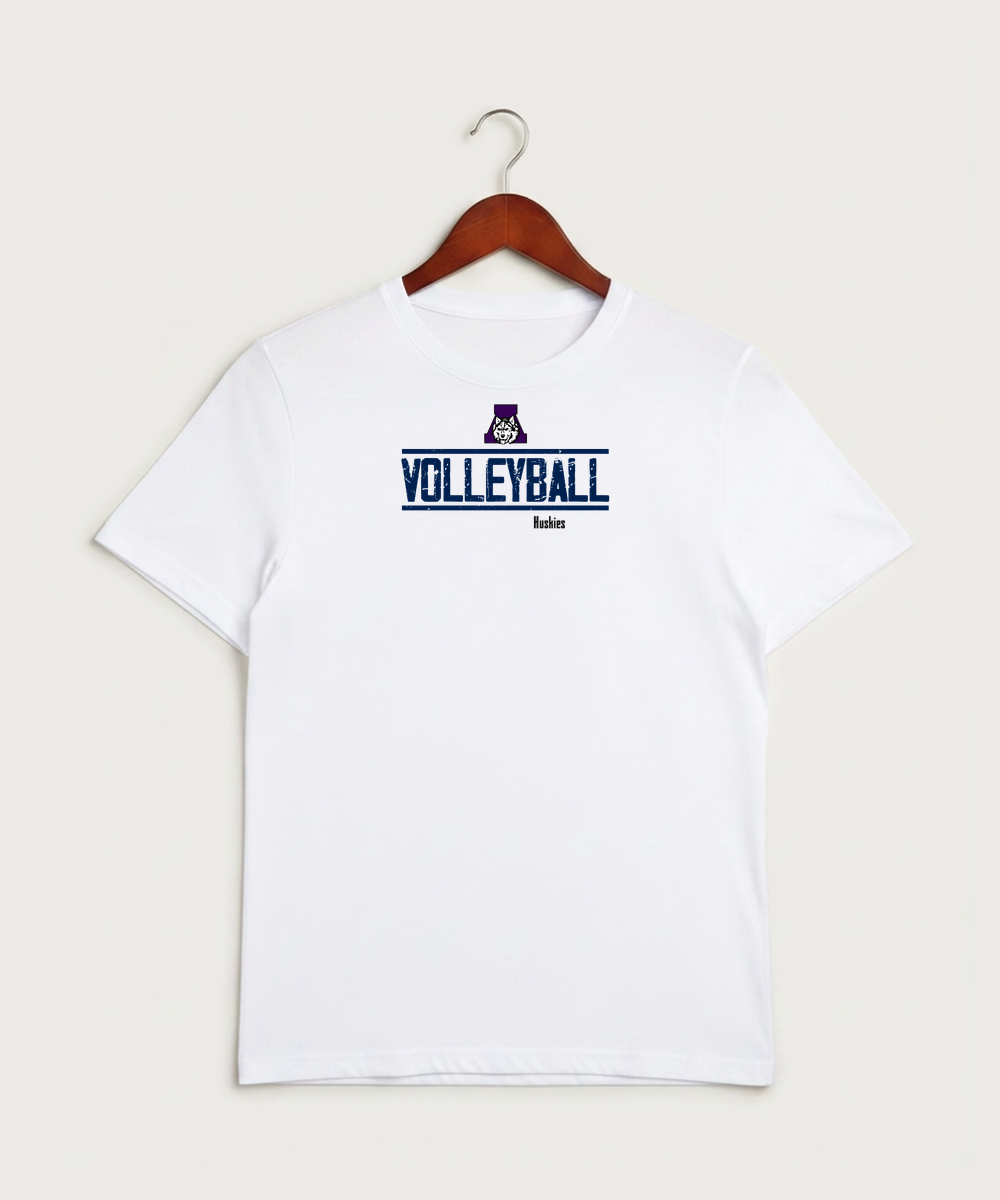 Albany High School Volleyball (Girls) - White Sport-Tek PosiCharge Competitor Tee. ST350