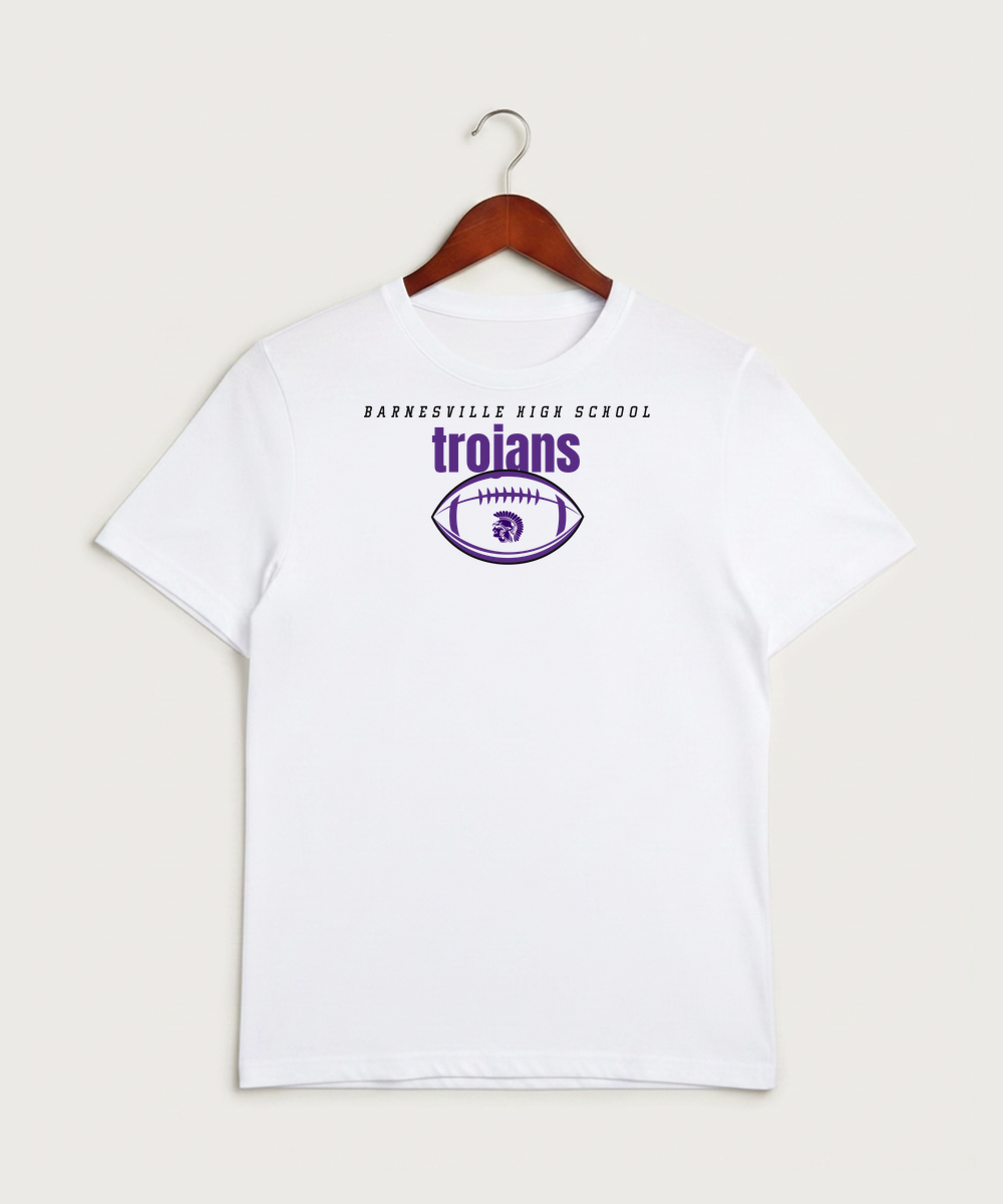 Barnesville High School Football (Boys) - White Sport-Tek PosiCharge Competitor Tee. ST350