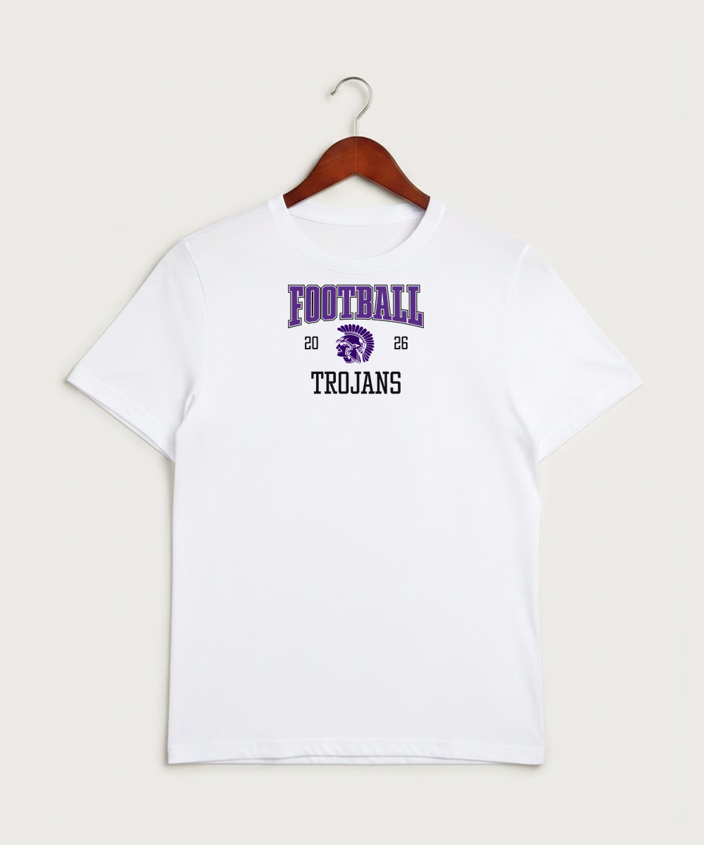 Barnesville High School Football (Boys) - White Sport-Tek PosiCharge Competitor Tee. ST350