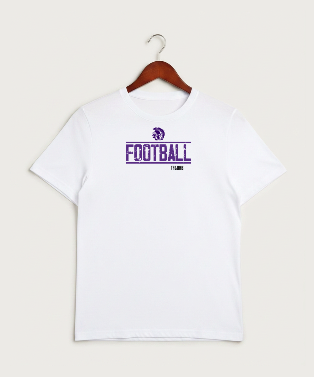 Barnesville High School Football (Boys) - White Sport-Tek PosiCharge Competitor Tee. ST350