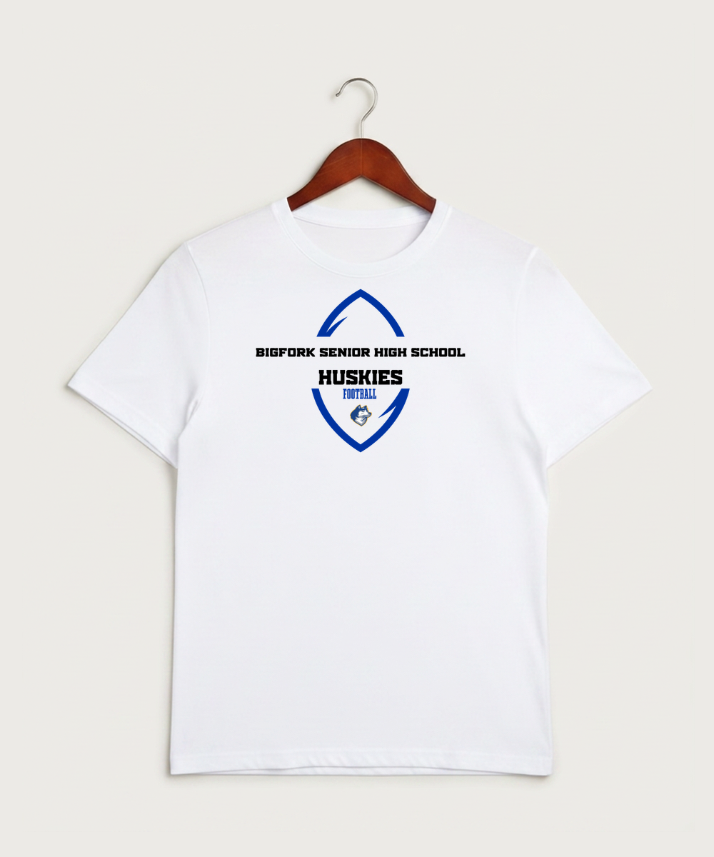 Bigfork Senior High School Football (Boys) - White Sport-Tek PosiCharge Competitor Tee. ST350