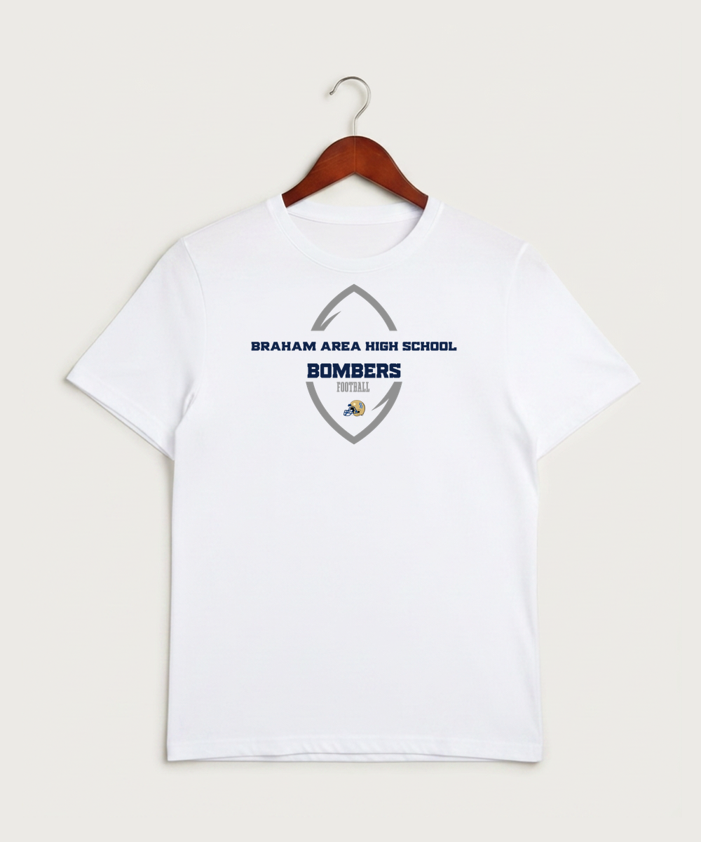 Braham Area High School Football (Boys) - White Sport-Tek PosiCharge Competitor Tee. ST350