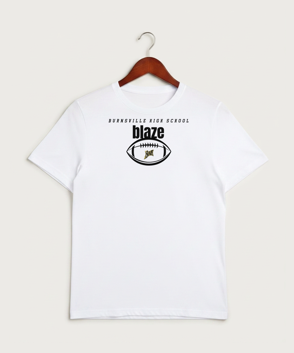 Burnsville High School Football (Boys) - White Sport-Tek PosiCharge Competitor Tee. ST350