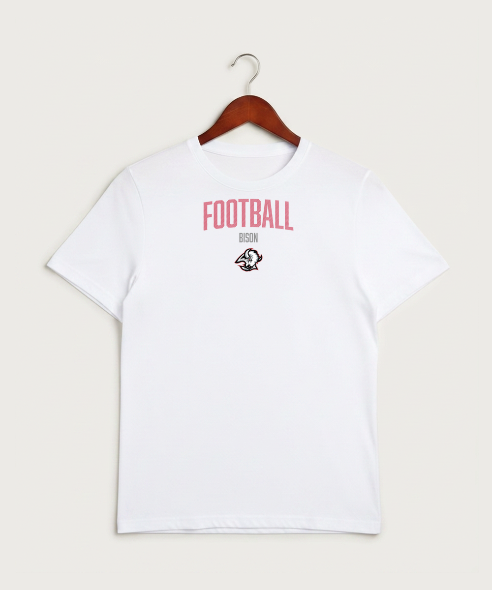 Buffalo High School Football (Boys) - White Sport-Tek PosiCharge Competitor Tee. ST350