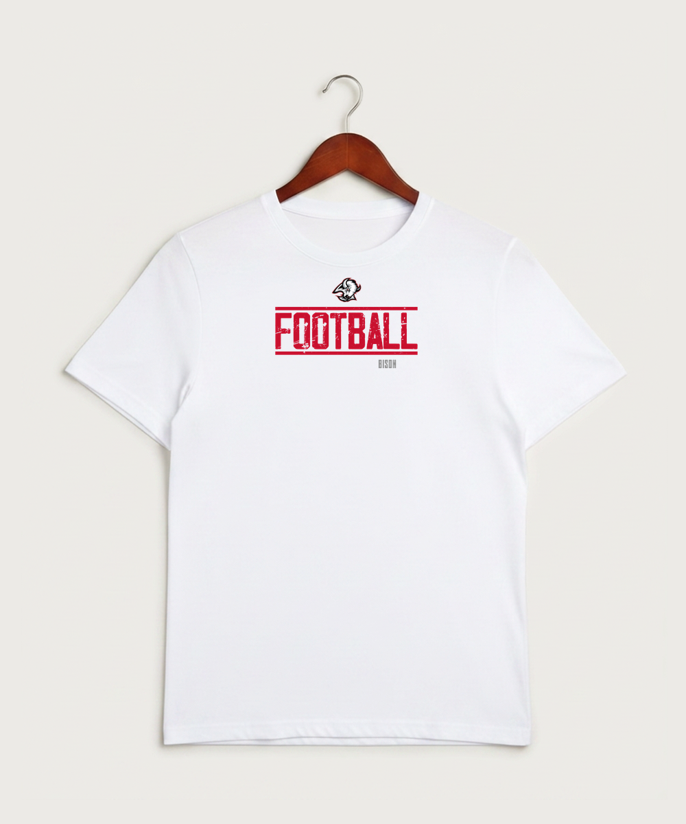 Buffalo High School Football (Boys) - White Sport-Tek PosiCharge Competitor Tee. ST350