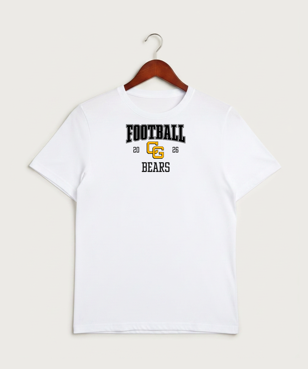 Clearbrook Gonvick High School Football (Boys) - White Sport-Tek PosiCharge Competitor Tee. ST350