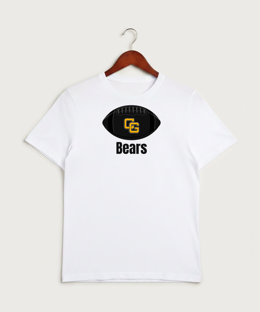Clearbrook Gonvick High School Football (Boys) - White Sport-Tek PosiCharge Competitor Tee. ST350