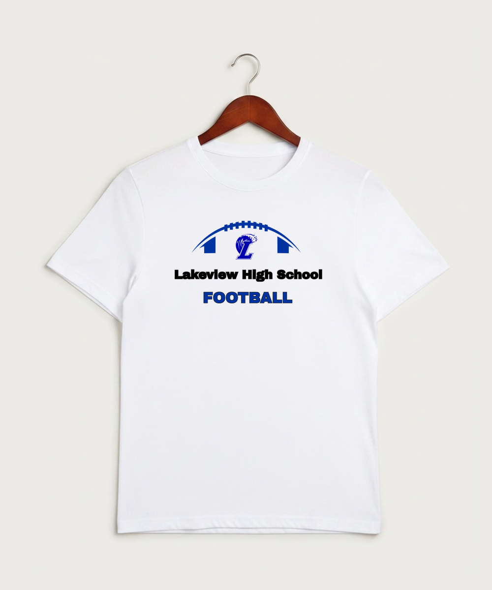 Lakeview High School Football (Boys) - White Sport-Tek PosiCharge Competitor Tee. ST350