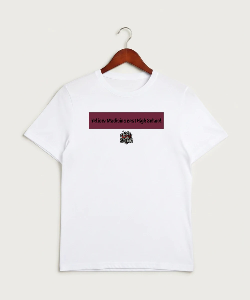Yellow Medicine East High School Athletics - White Sport-Tek PosiCharge Competitor Tee. ST350